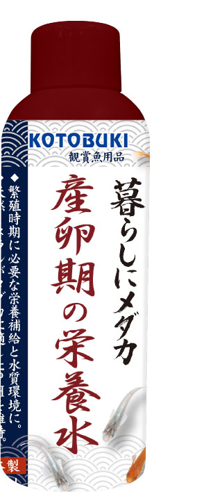 暮らしにメダカ　産卵期の栄養水